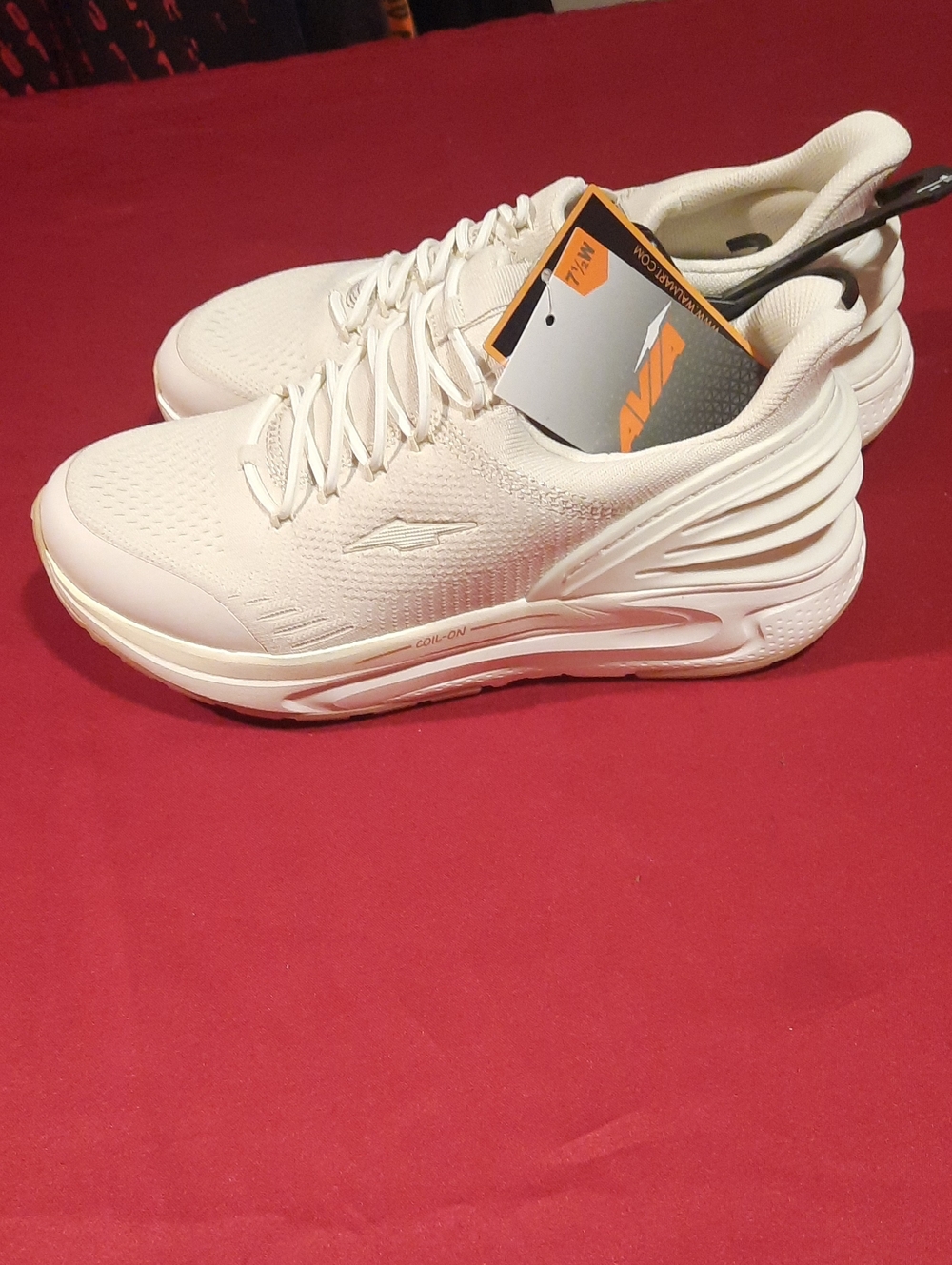 Avia Women's Cream Color Coil On 2.0 WW Athletic Performance Sneakers